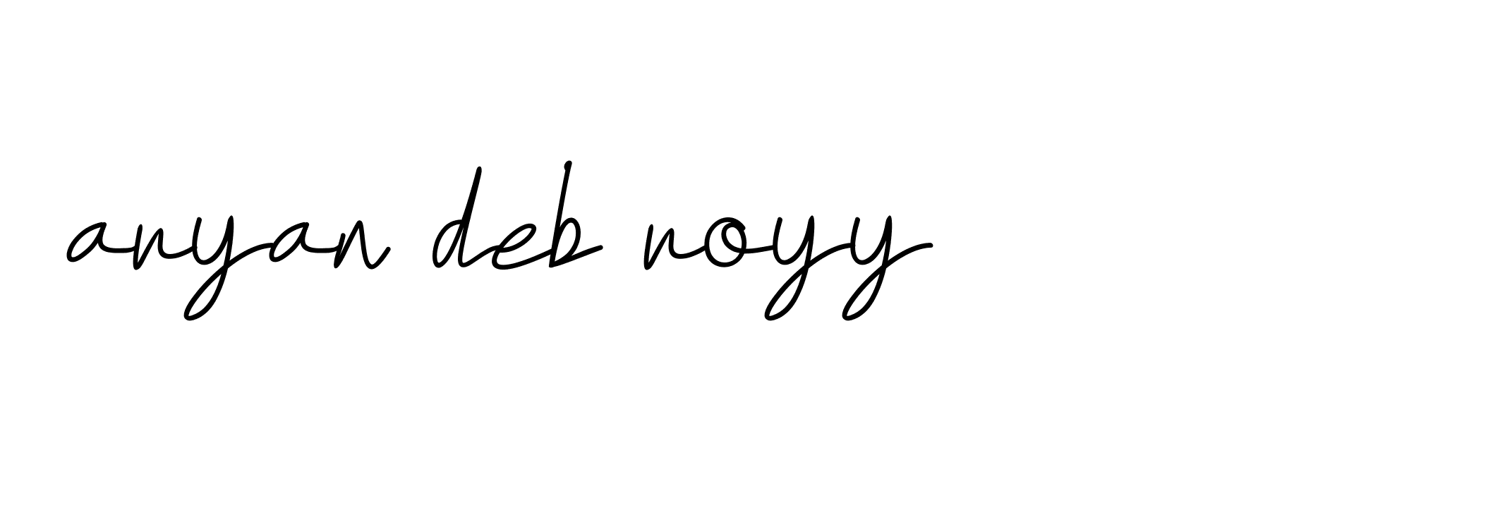 Signature of aryan-deb-royy