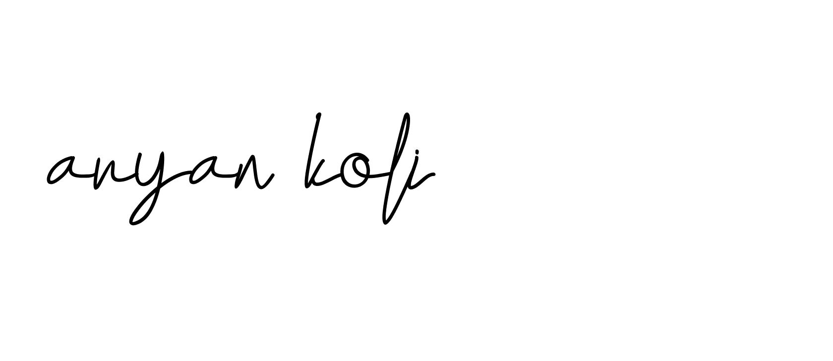 Signature of aryan-koli