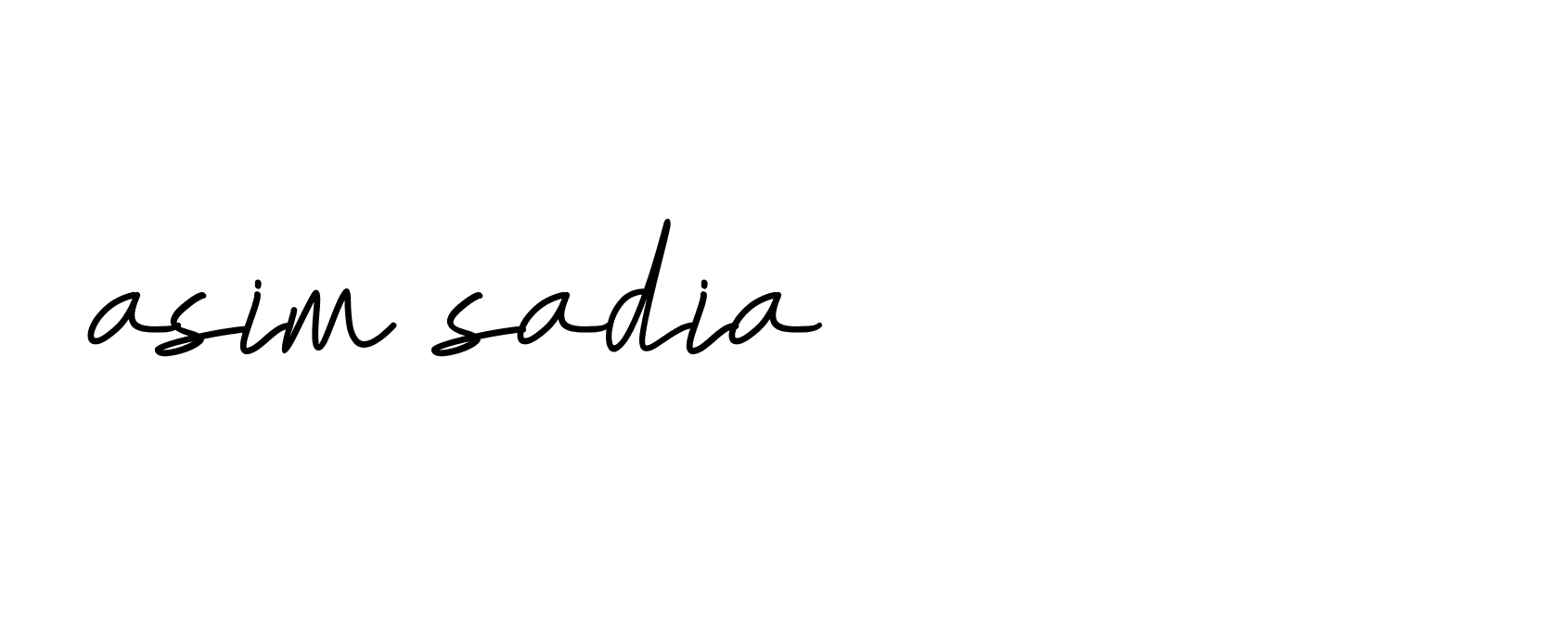 Signature of asim-sadia