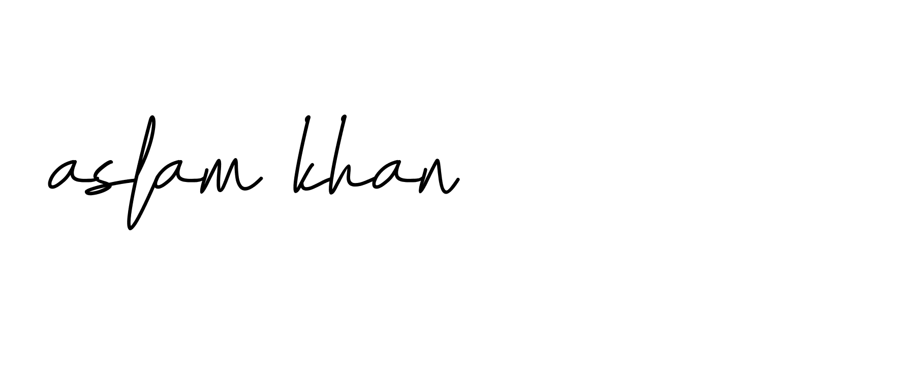 Signature of aslam-khan-