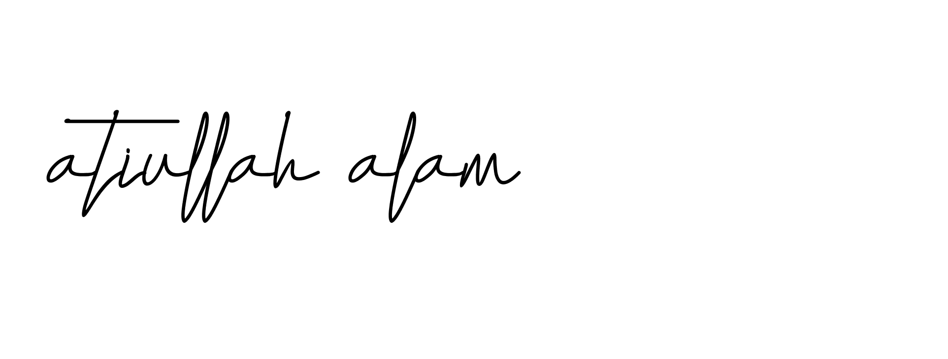 Signature of atiullah-alam-