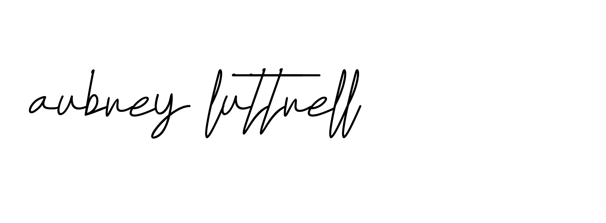 Signature of aubrey-luttrell