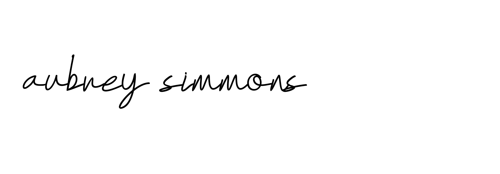 Signature of aubrey-simmons