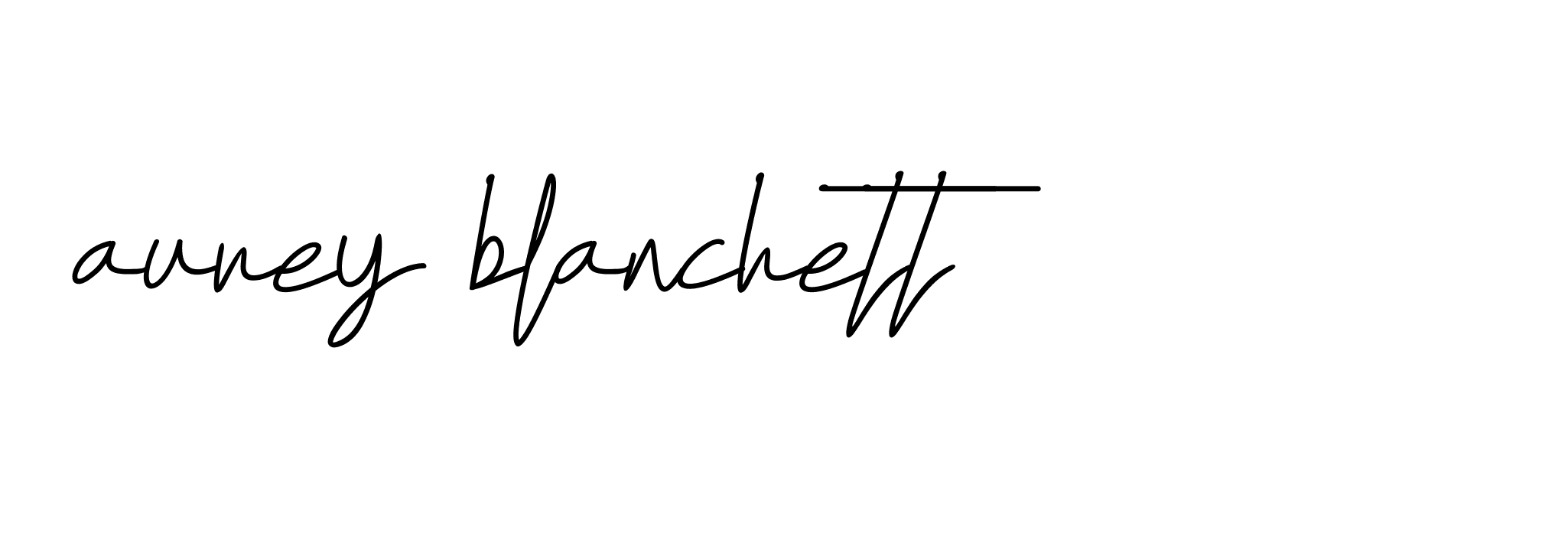 Signature of aurey-blanchett