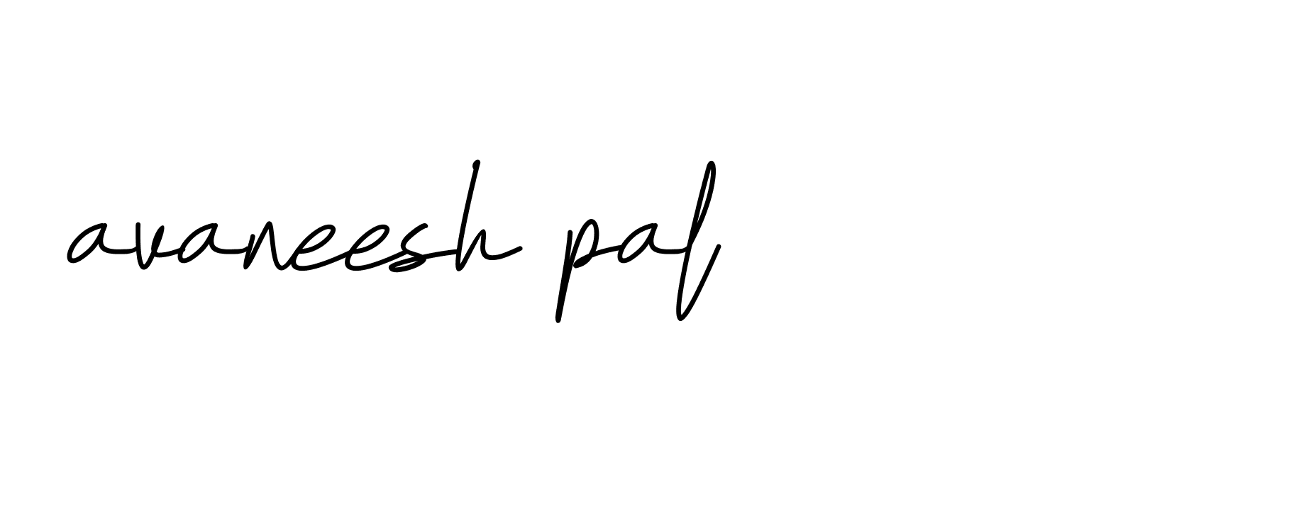 Signature of avaneesh-pal