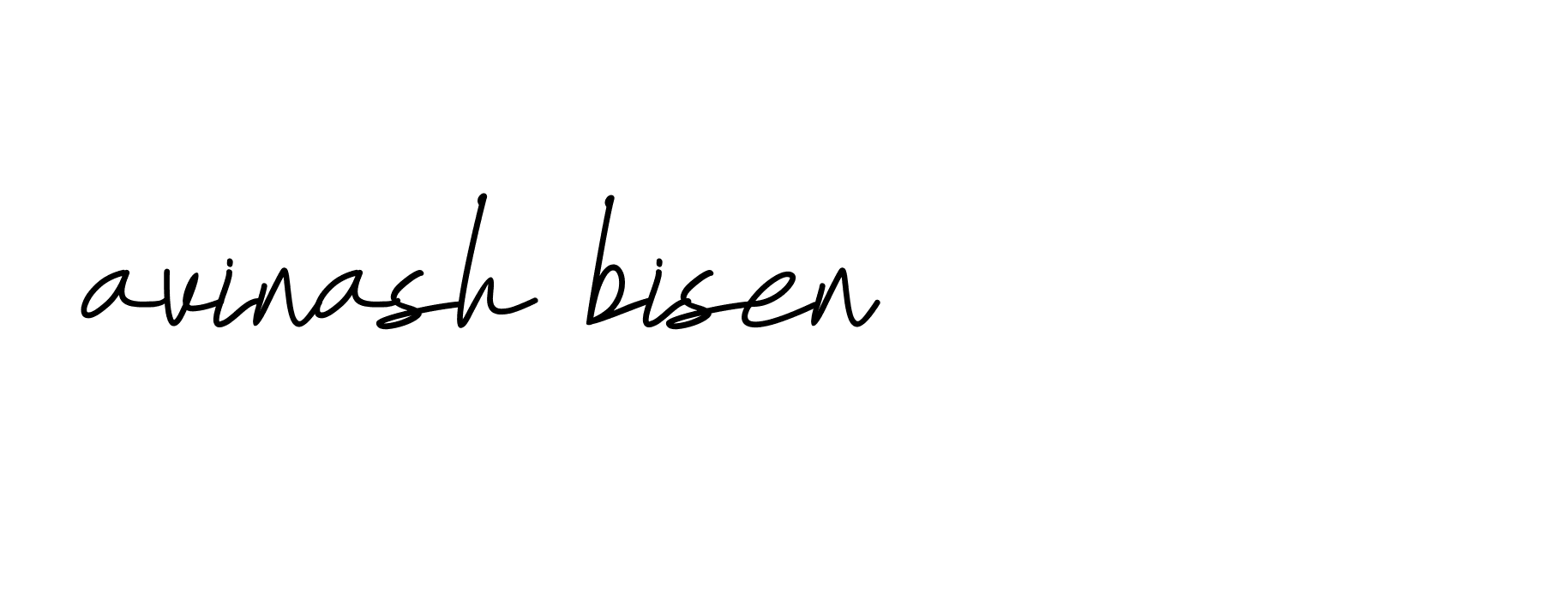 Signature of avinash-bisen