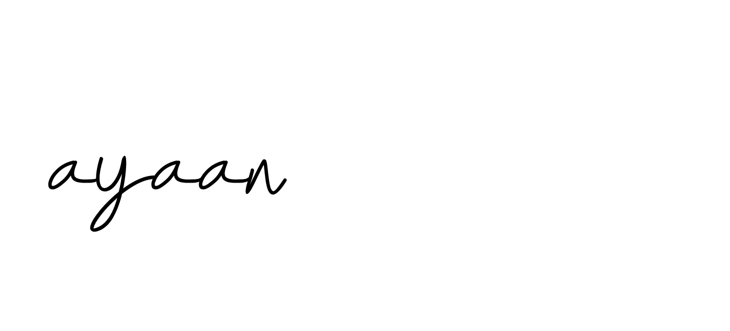 Signature of ayaan-