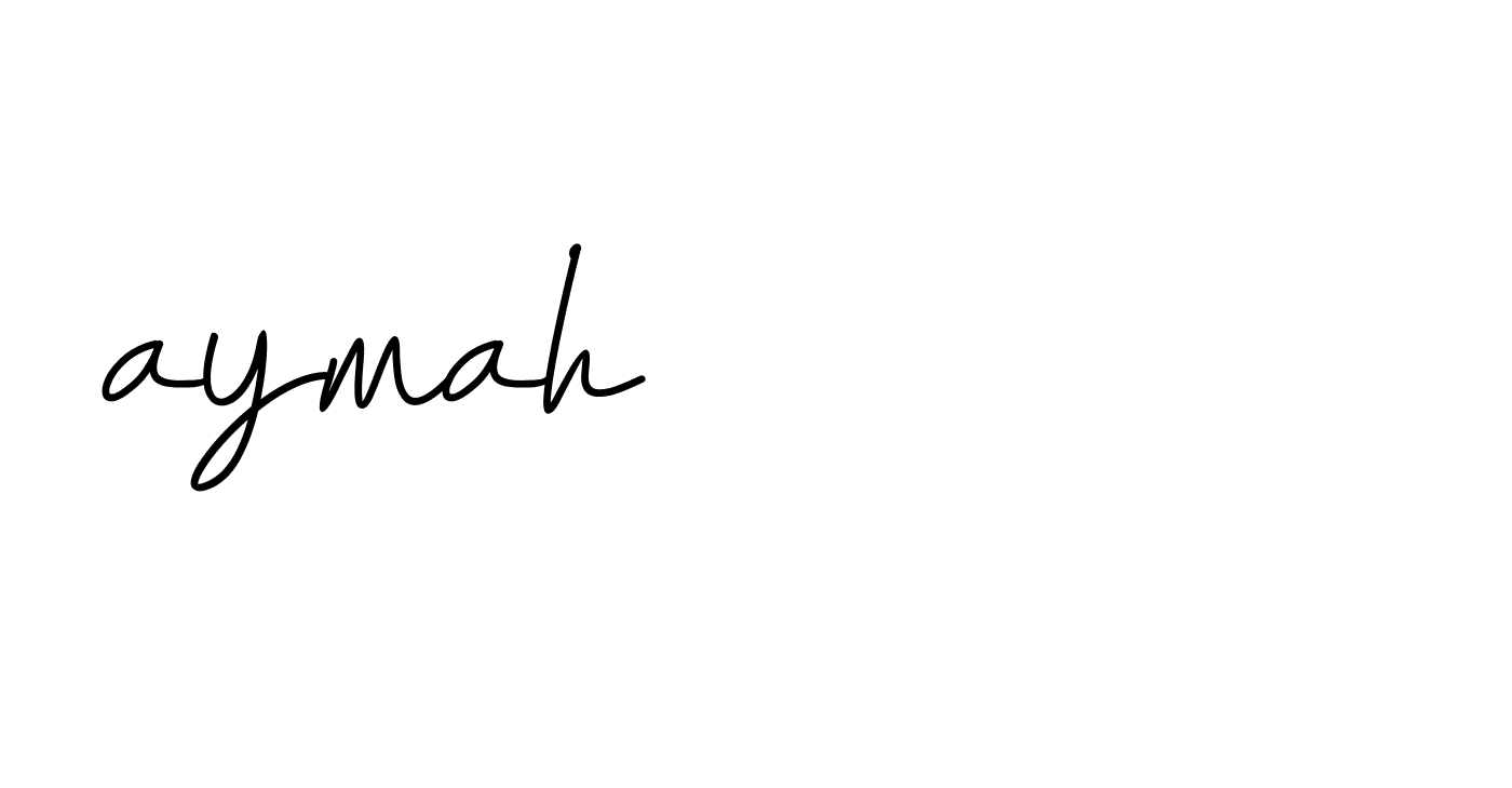 Signature of aymah