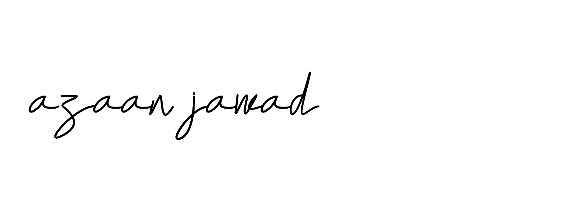 Signature of azaan-jawad