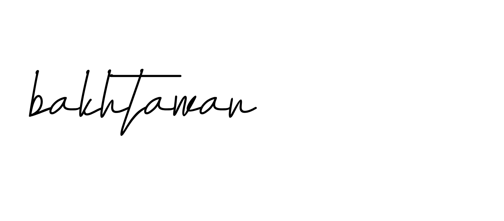 Signature of bakhtawar