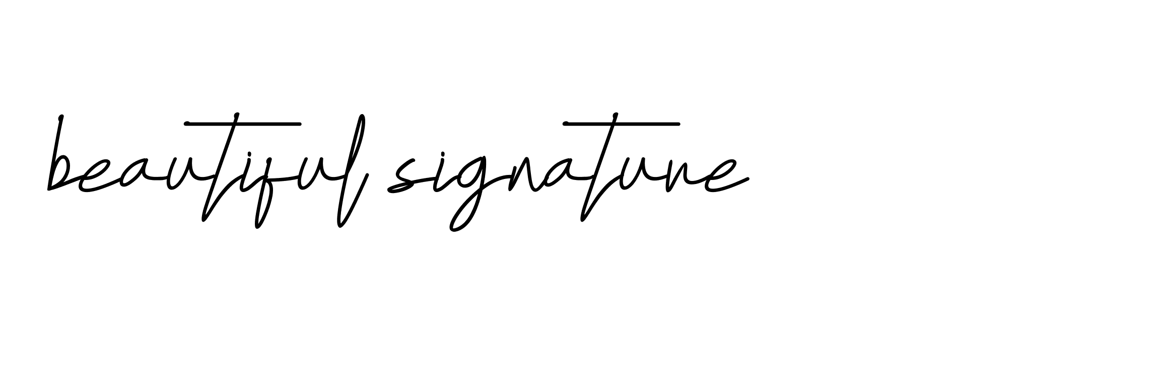 Signature of beautiful-signature