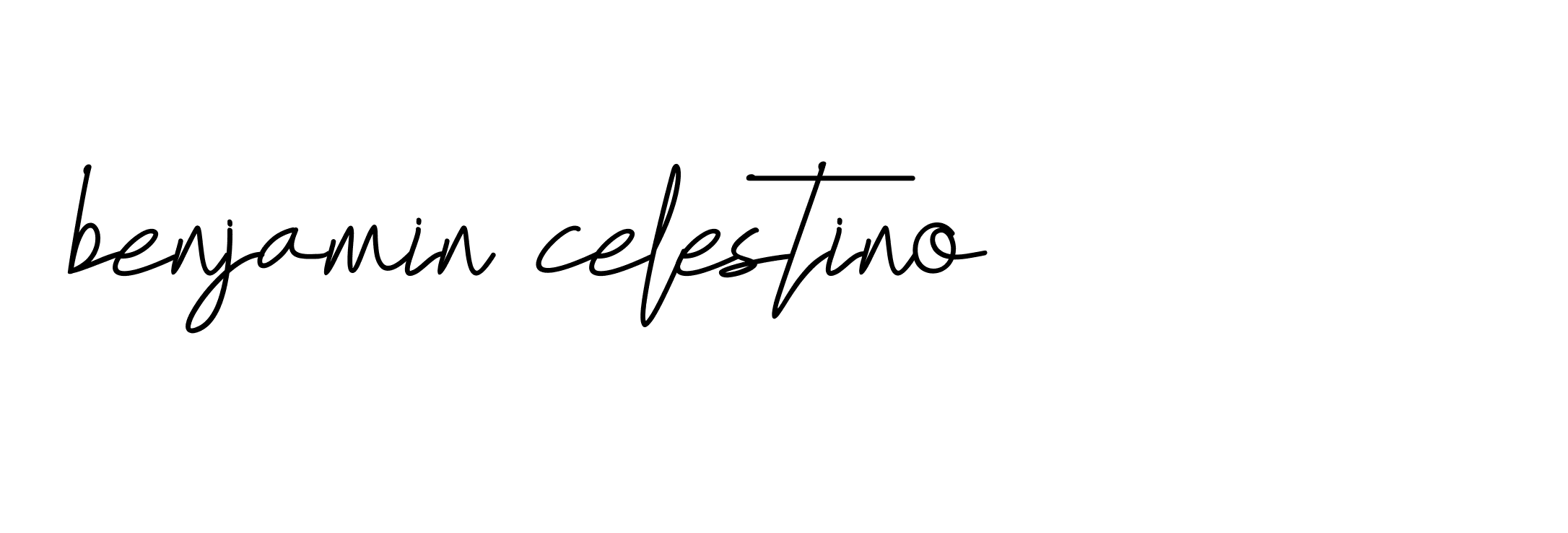 Signature of benjamin-celestino