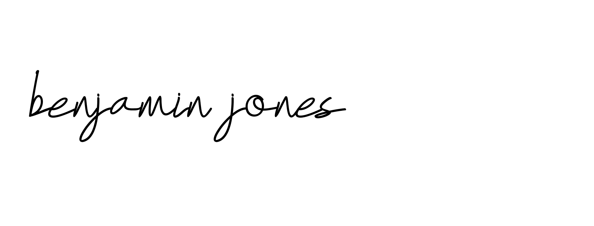 Signature of benjamin-jones