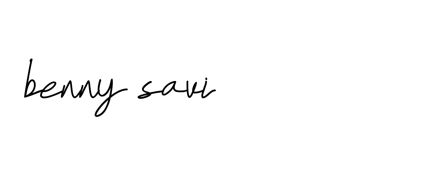 Signature of benny-savi