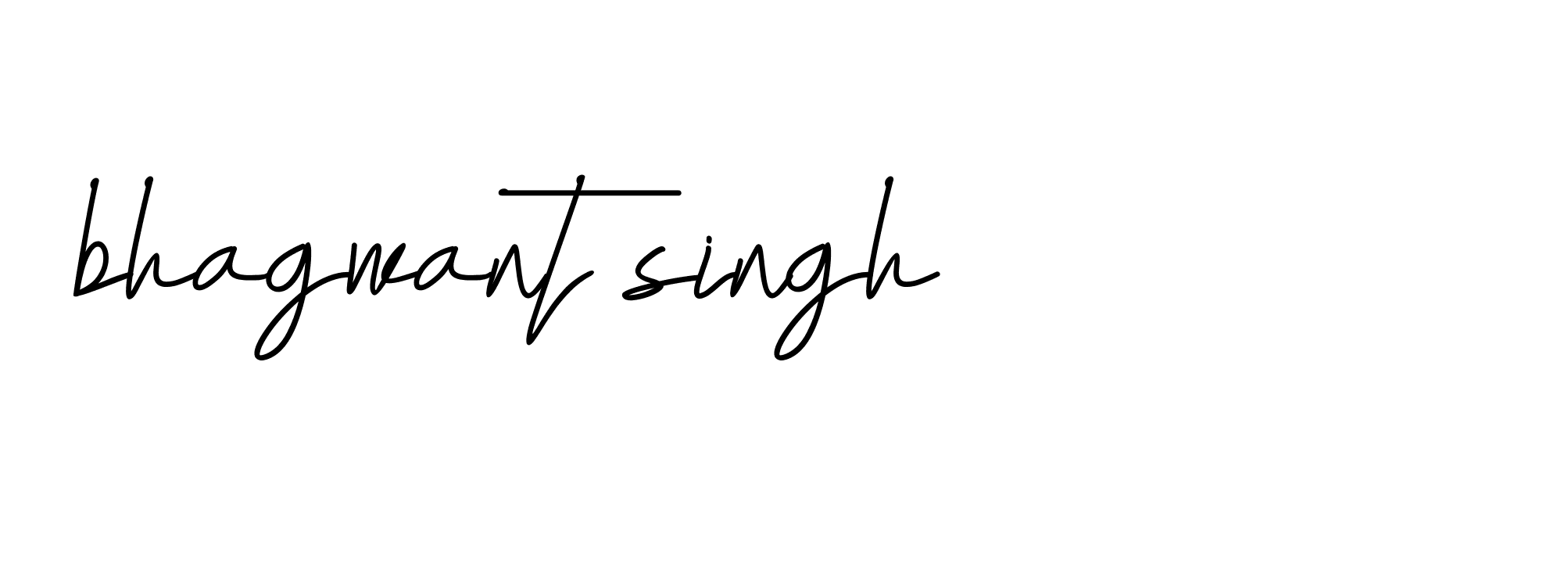 Signature of bhagwant-singh