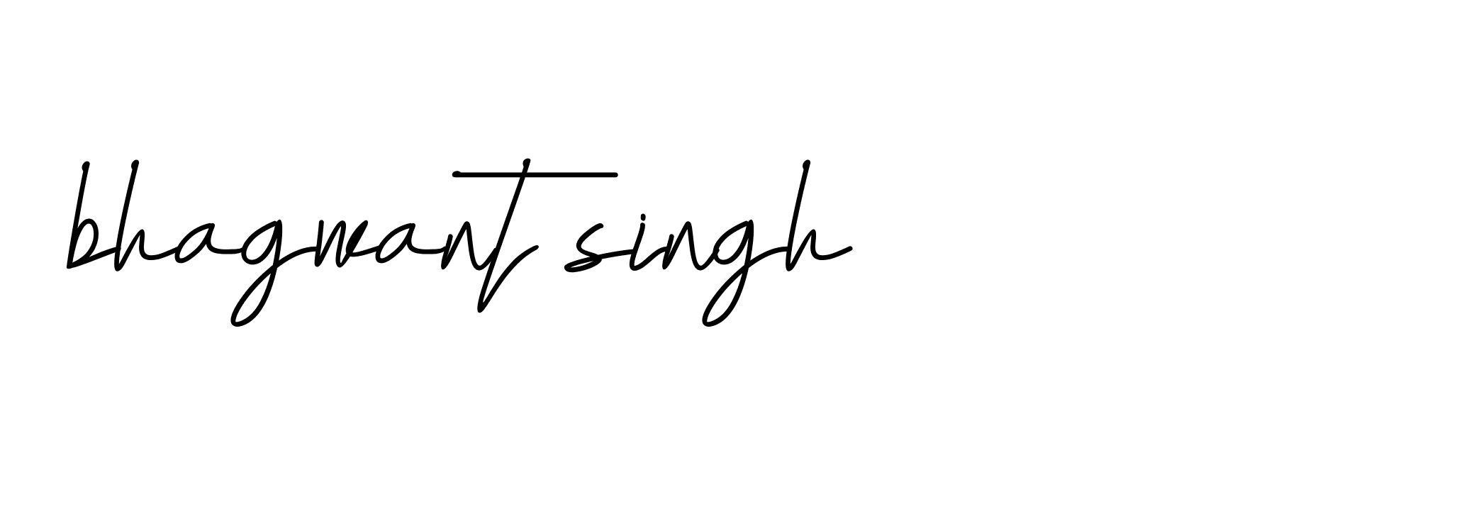 Signature of bhagwant-singh-