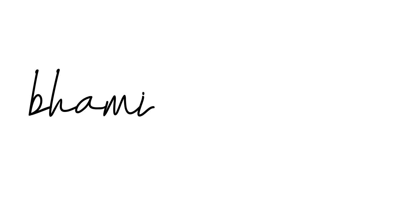 Signature of bhami