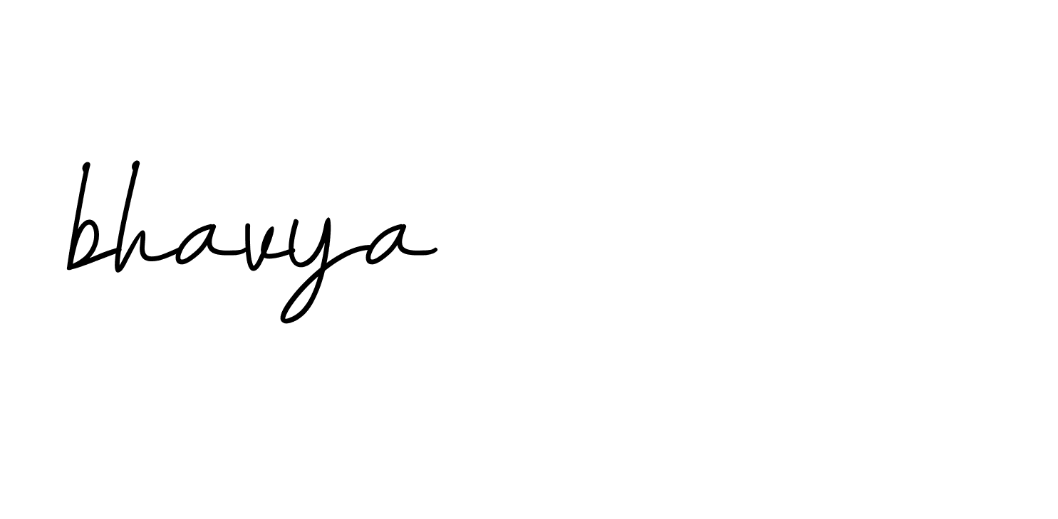 Signature of bhavya-