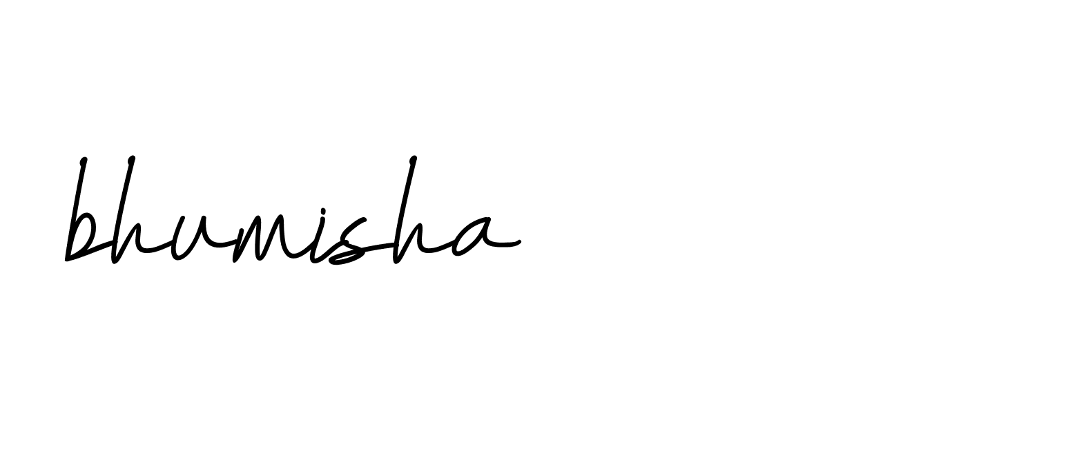 Signature of bhumisha