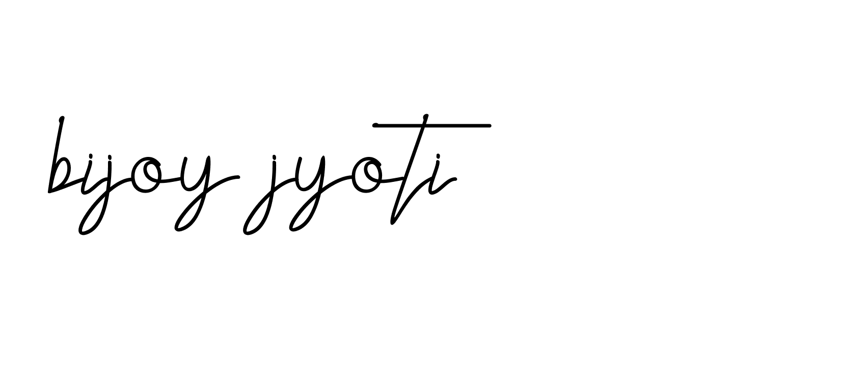 Signature of bijoy-jyoti