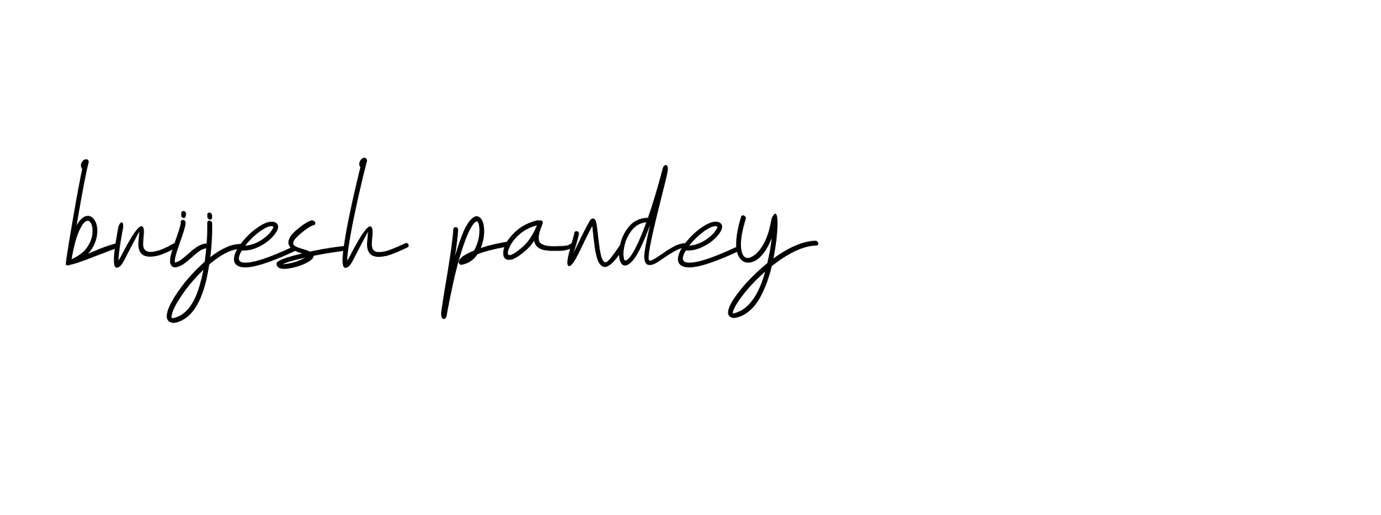 Signature of brijesh-pandey