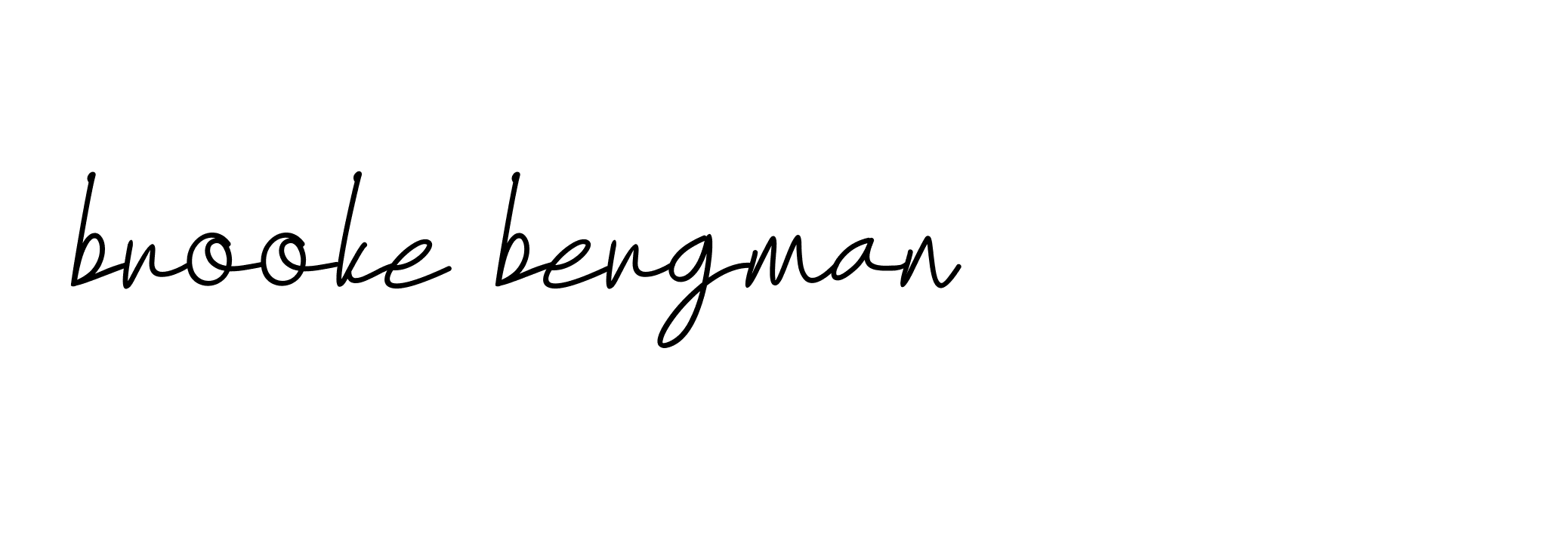 Signature of brooke-bergman