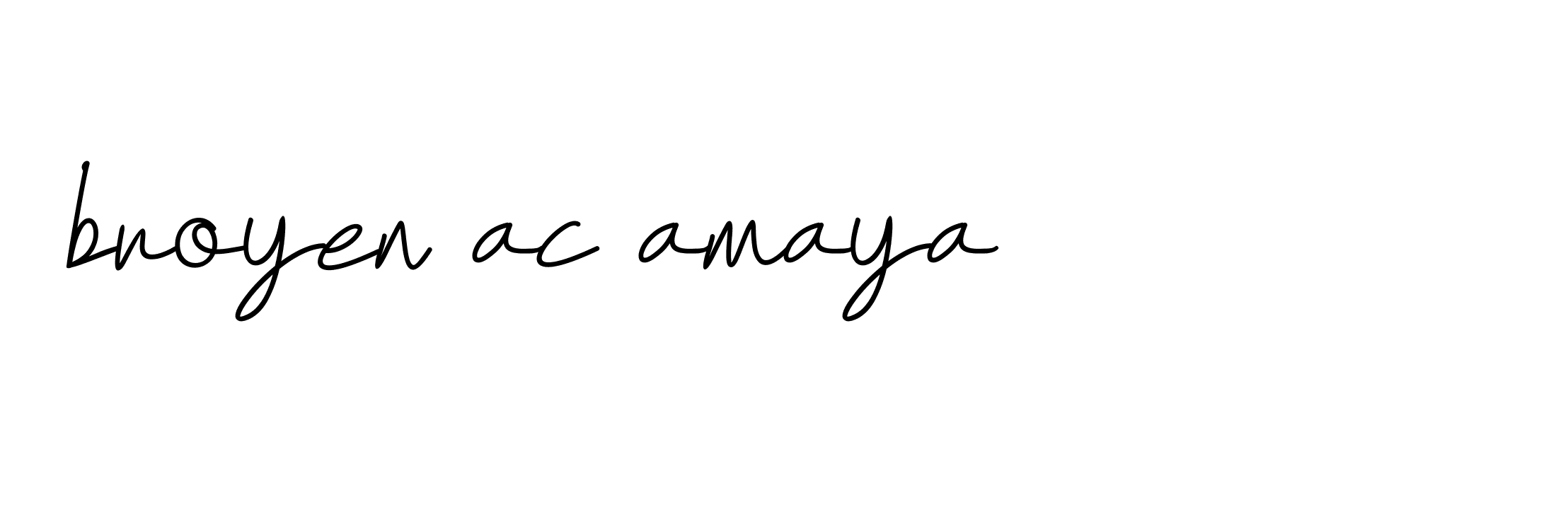 Signature of broyen-ac-amaya