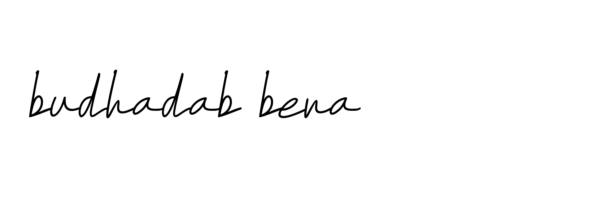 Signature of budhadab-bera