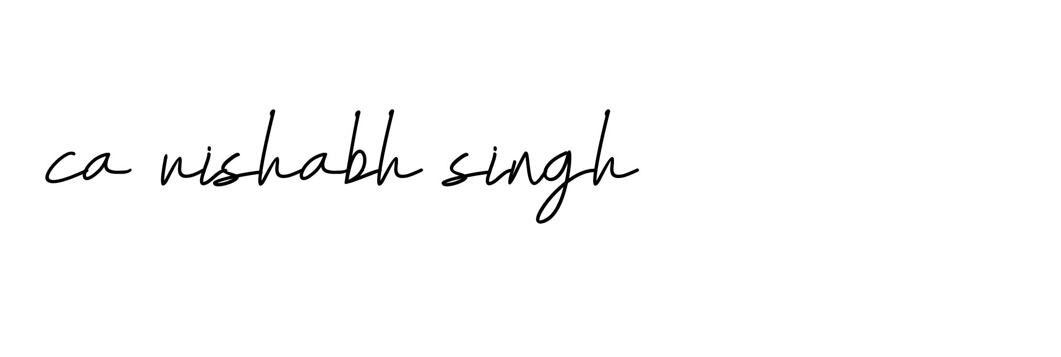 Signature of ca-rishabh-singh-