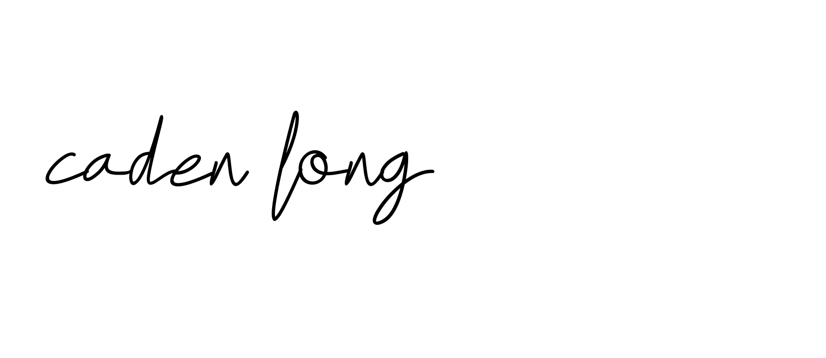 Signature of caden-long