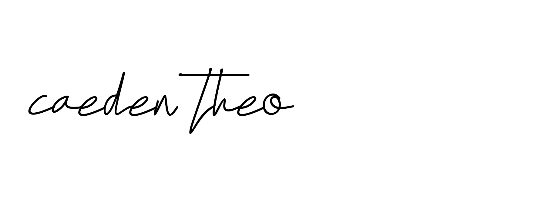 Signature of caeden-theo