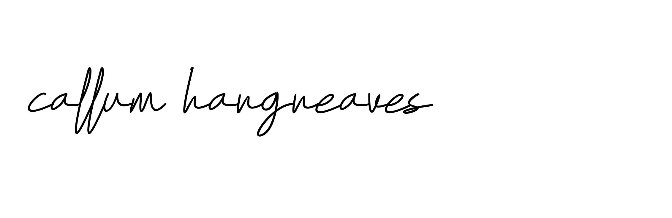 Signature of callum-hargreaves