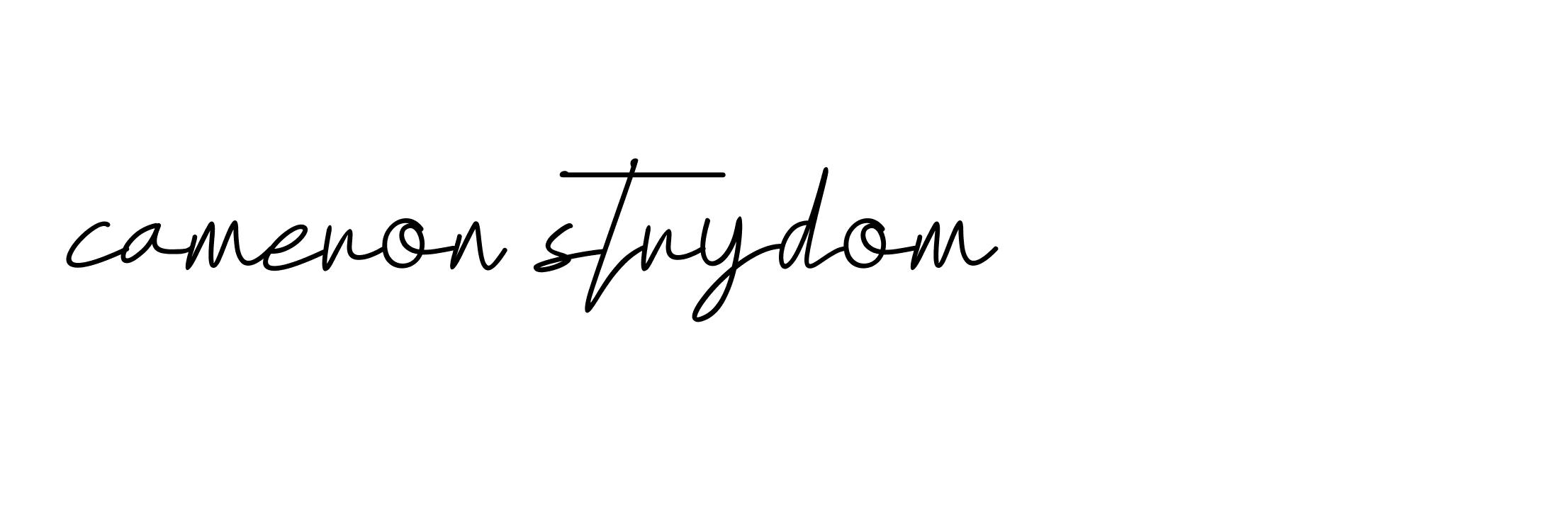 Signature of cameron-strydom