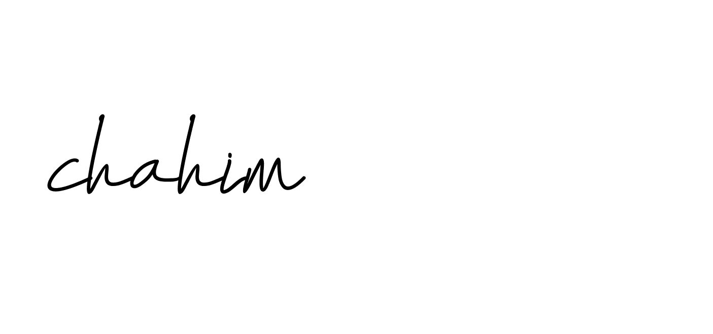 Signature of chahim