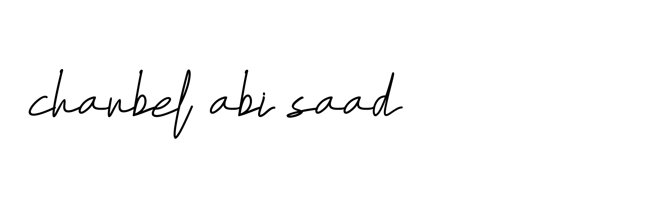 Signature of charbel-abi-saad