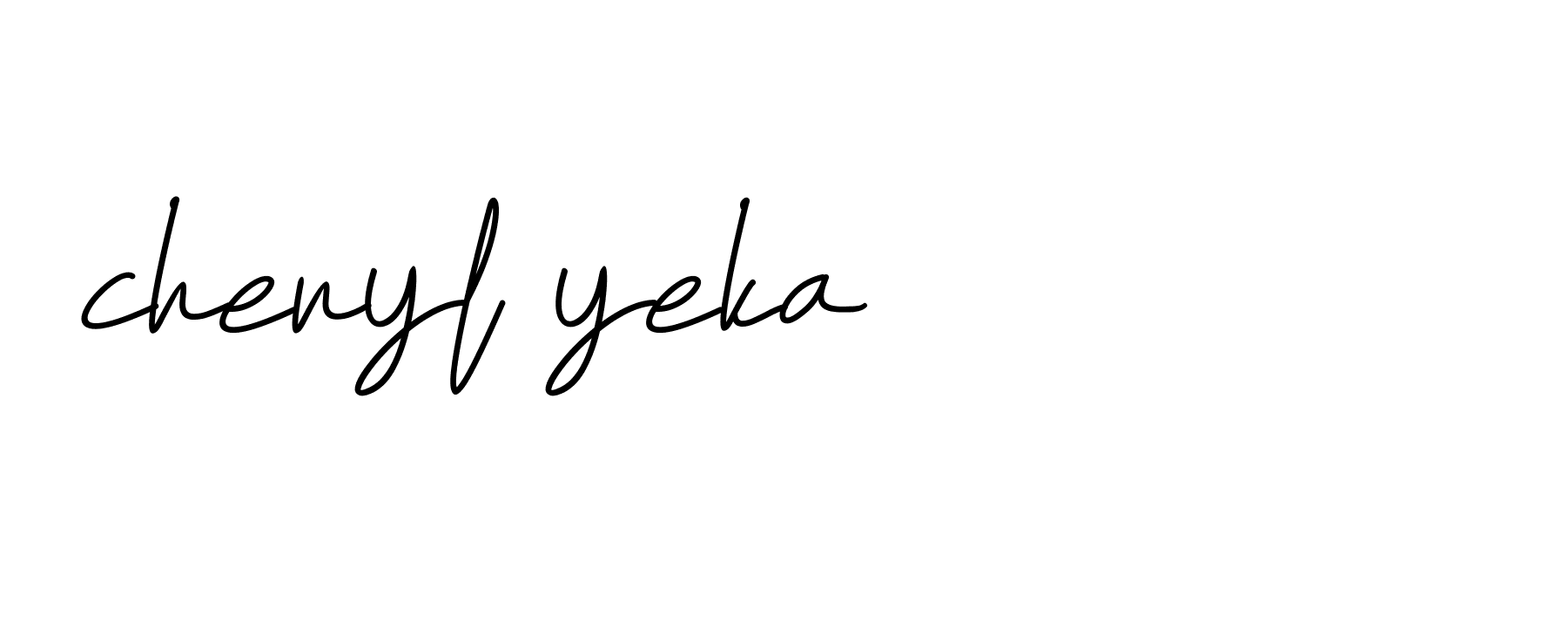 Signature of cheryl-yeka