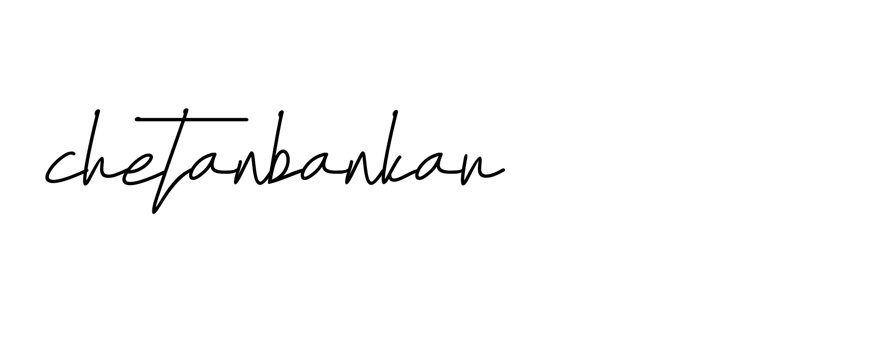 Signature of chetanbankar