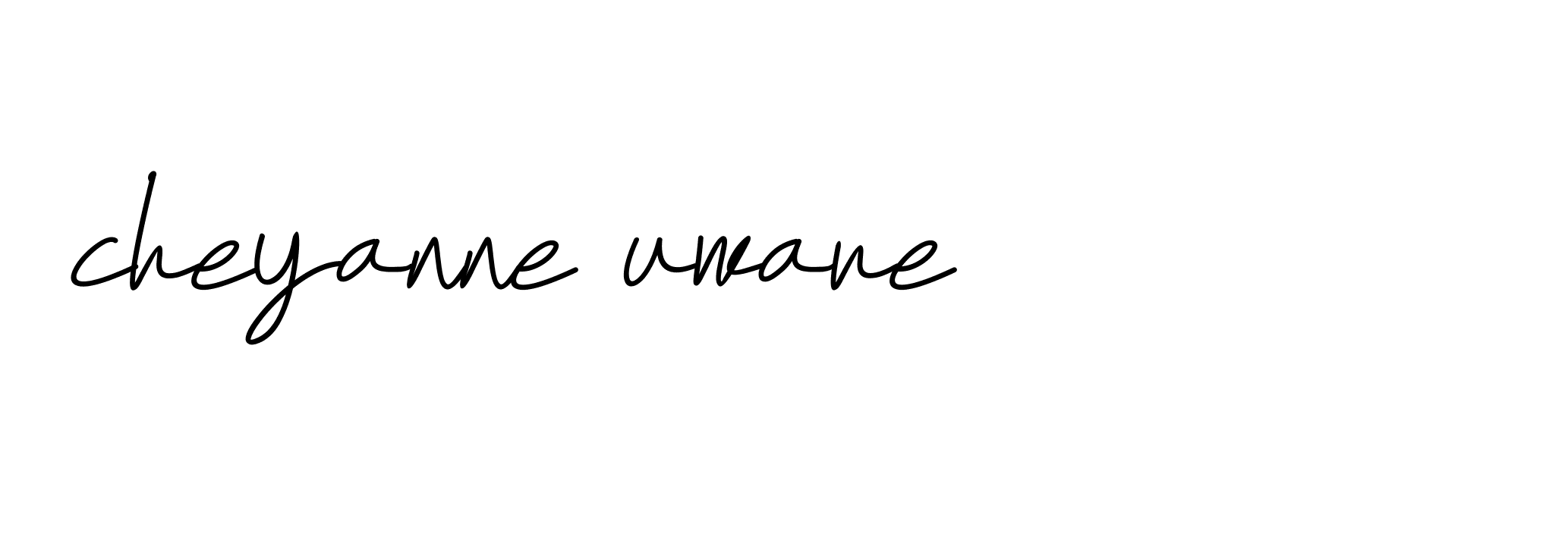 Signature of cheyanne-uware