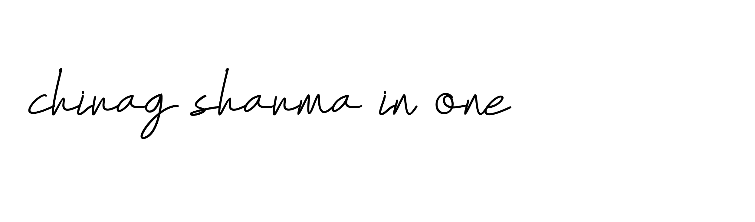 Signature of chirag-sharma-in-one