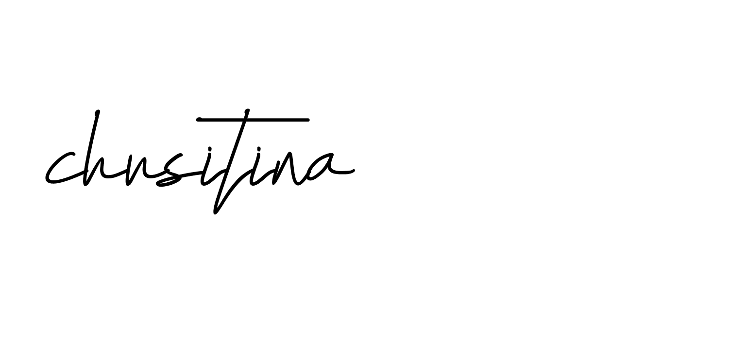 Signature of chrsitina