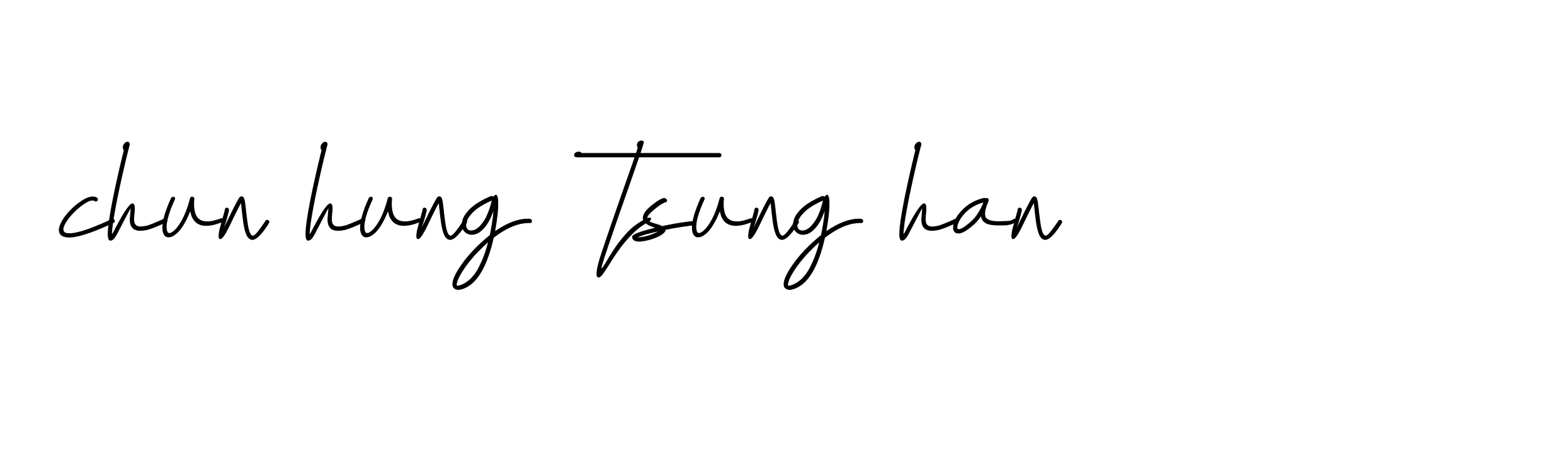 Signature of chun-hung--tsung-han