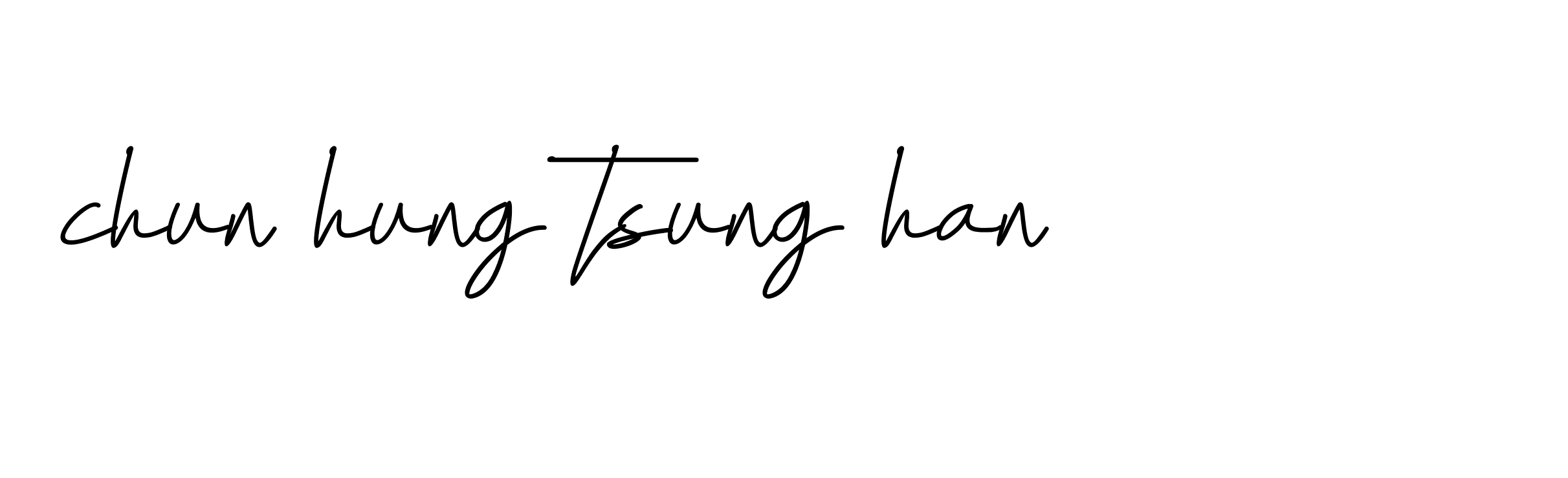 Signature of chun-hung-tsung-han