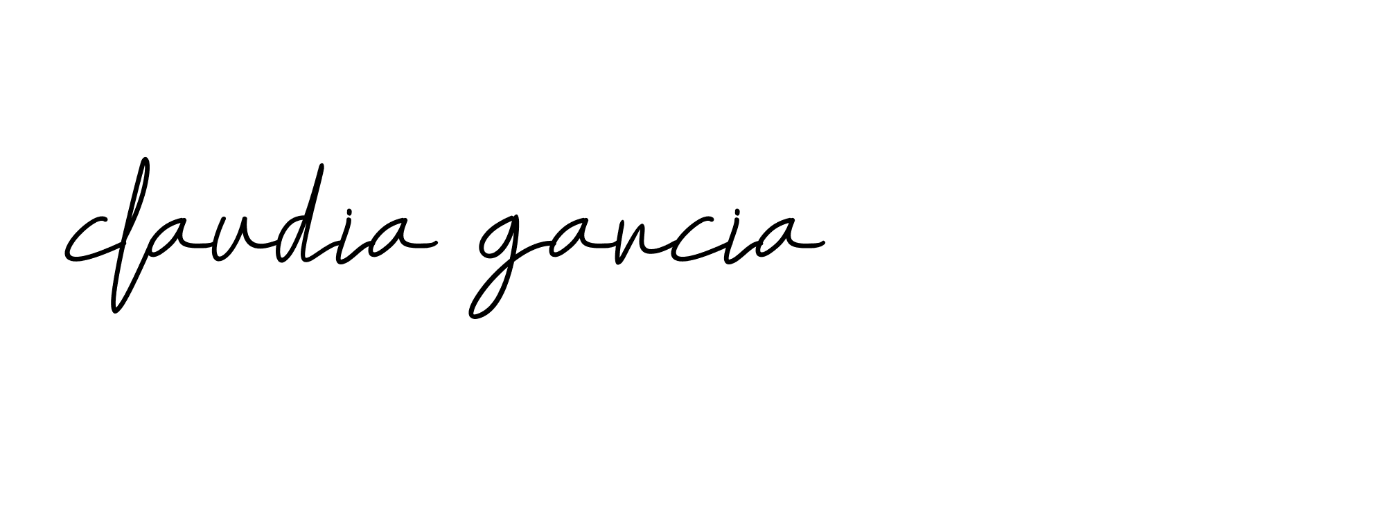 Signature of claudia-garcia