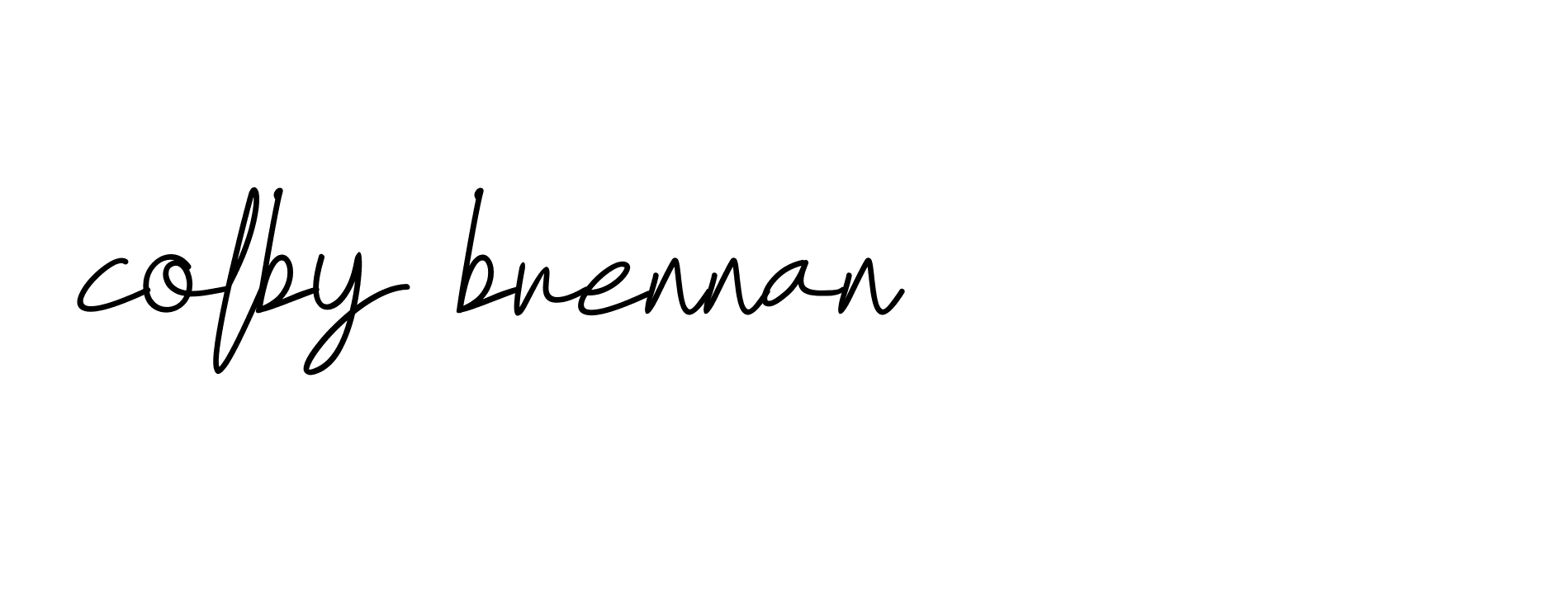 Signature of colby-brennan