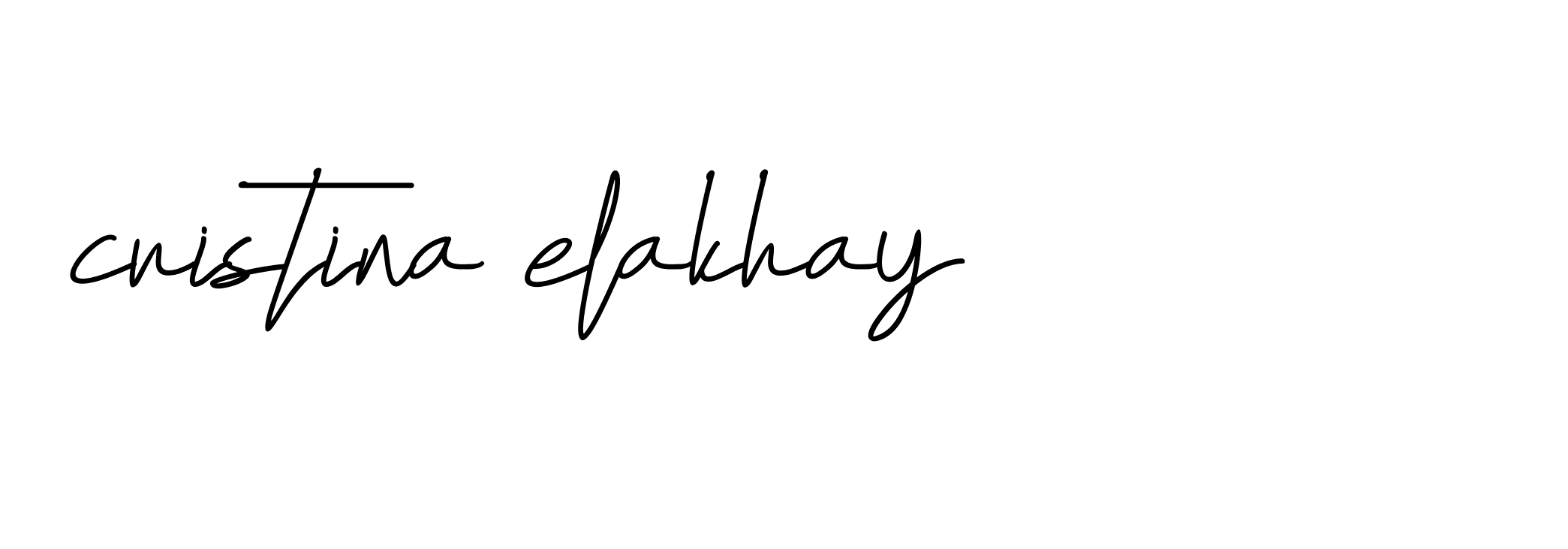 Signature of cristina-elakhay