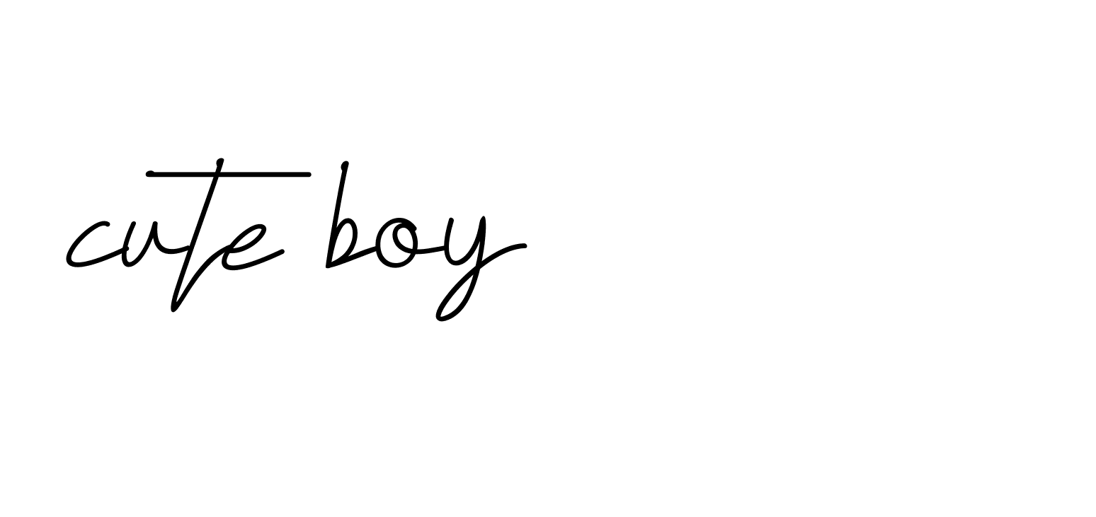 Signature of cute-boy