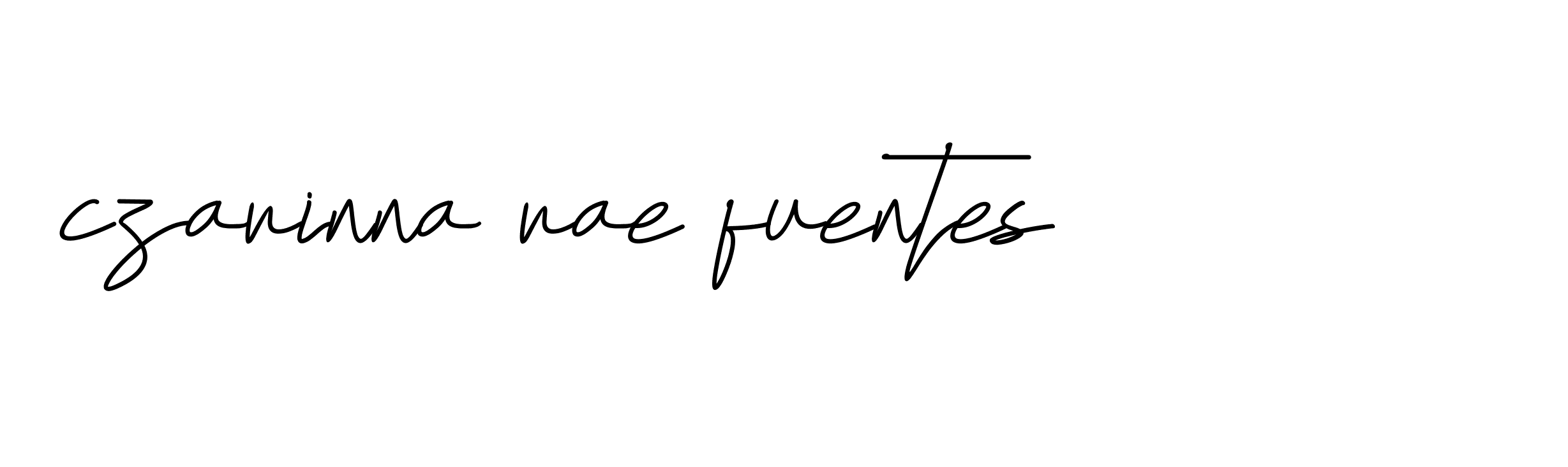 Signature of czarinna-rae-fuentes