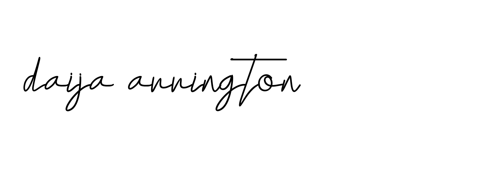 Signature of daija-arrington