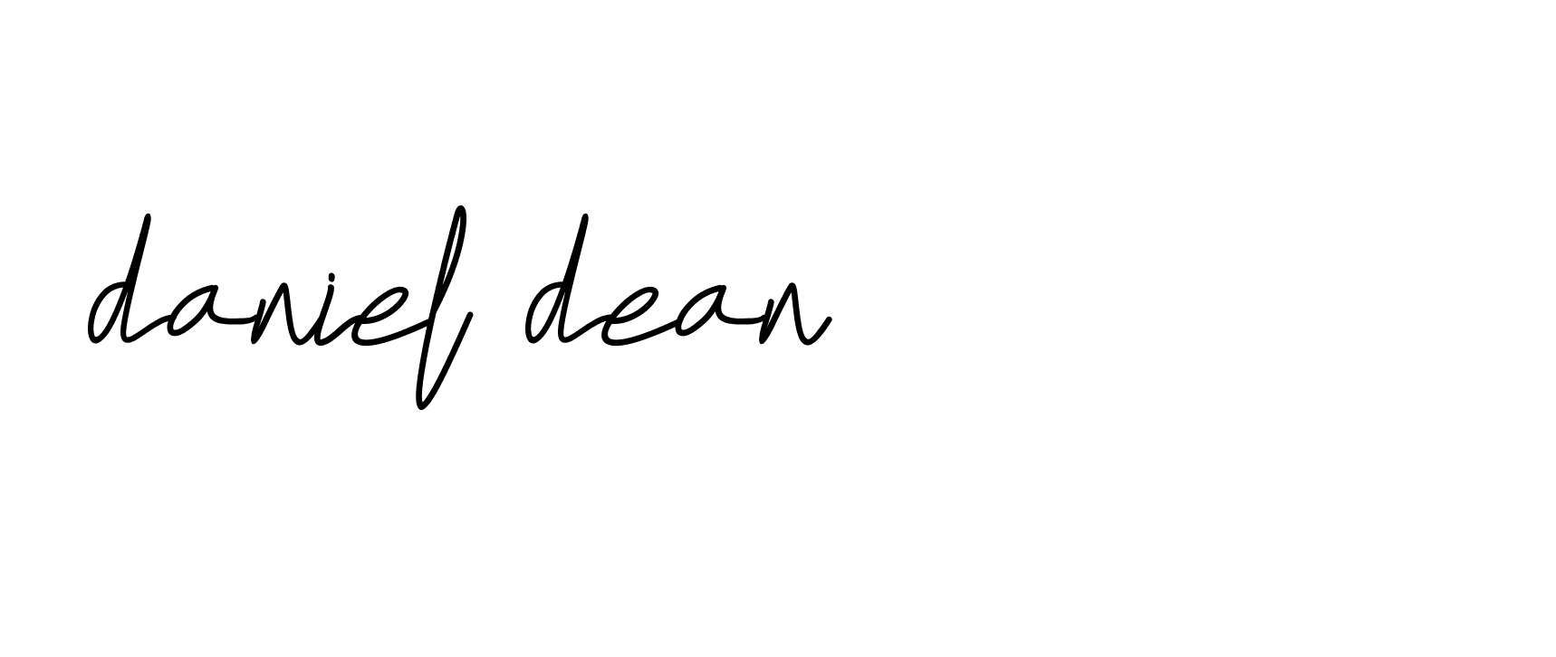 Signature of daniel-dean