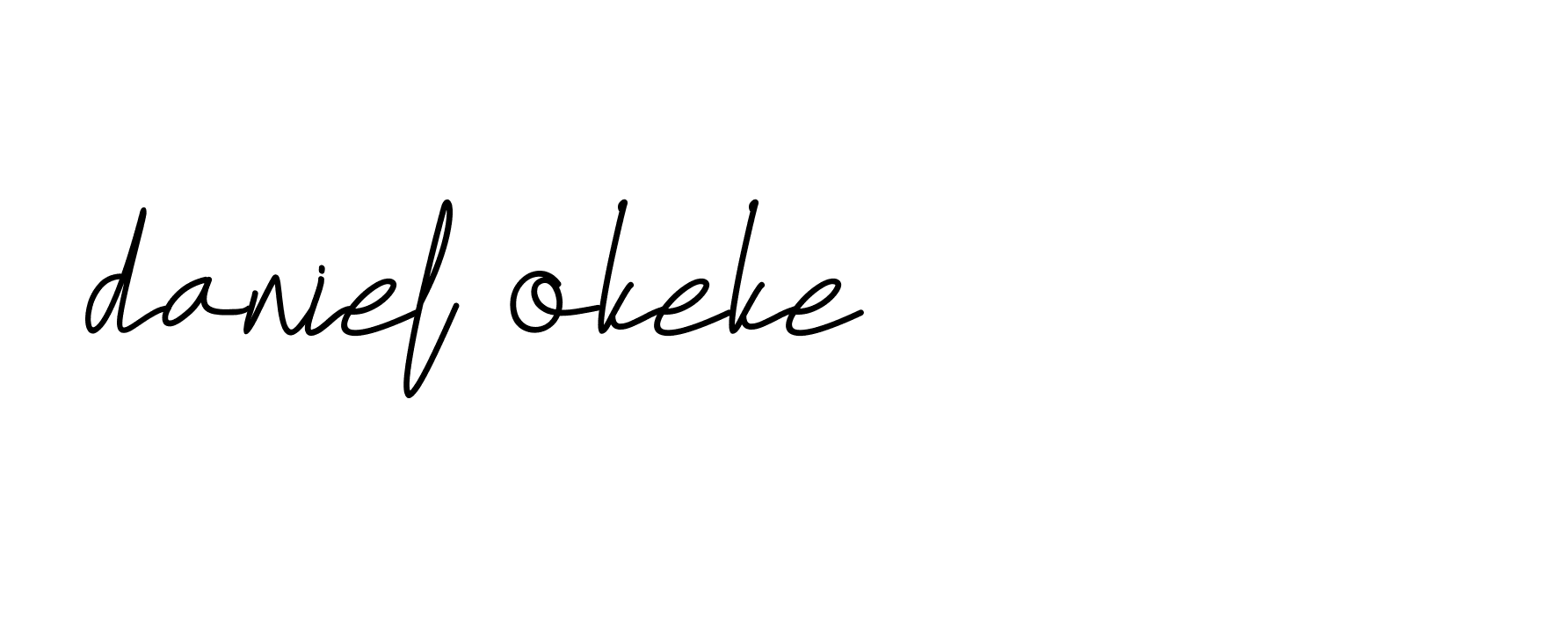 Signature of daniel-okeke